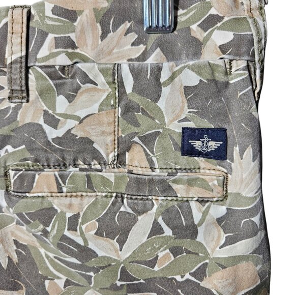 Dockers Supreme Flex Camouflage Print Mens Shorts W31 Cotton Blend - Picture 7 of 7